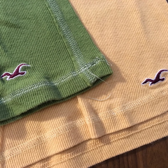 Bundle Green and Yellow Hollister Tanks - Picture 5 of 5